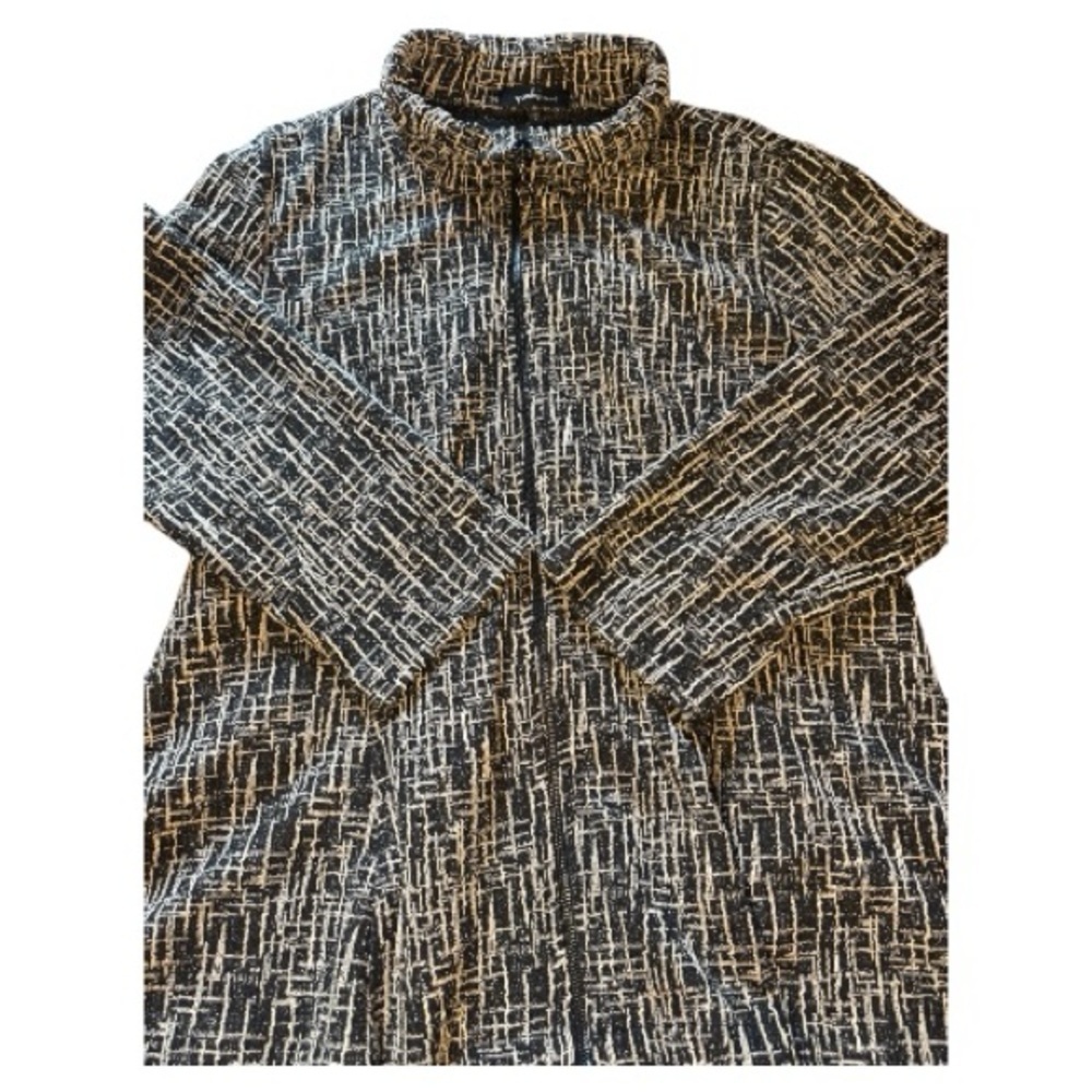 Yushi Geometric Patterned Jacket - Picture 3 of 8